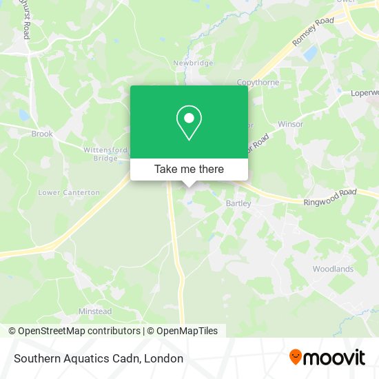 Southern Aquatics Cadn map