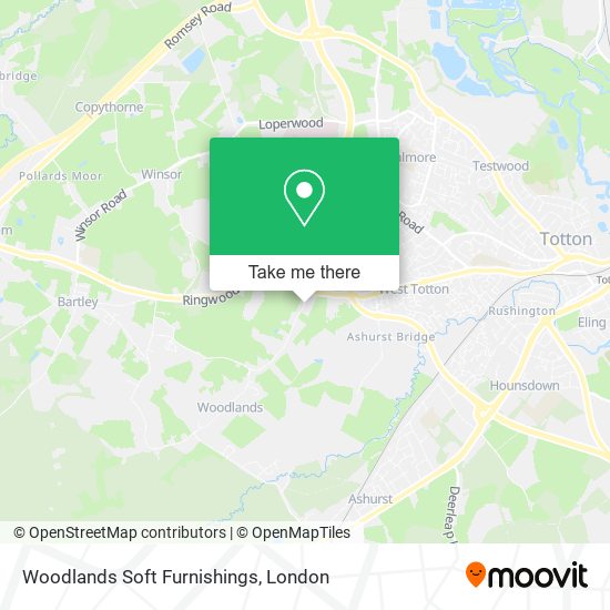 Woodlands Soft Furnishings map