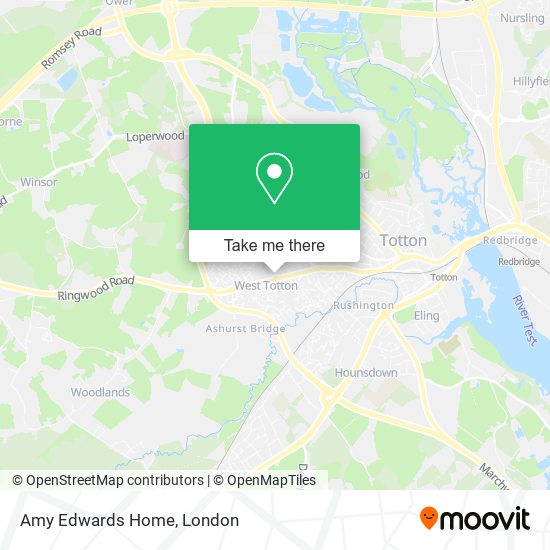 Amy Edwards Home map