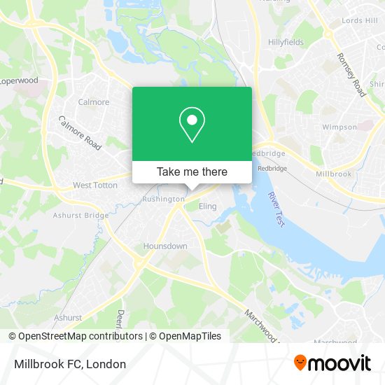 Millbrook FC map