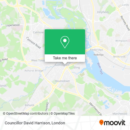 Councillor David Harrison map