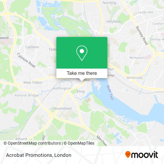 Acrobat Promotions map
