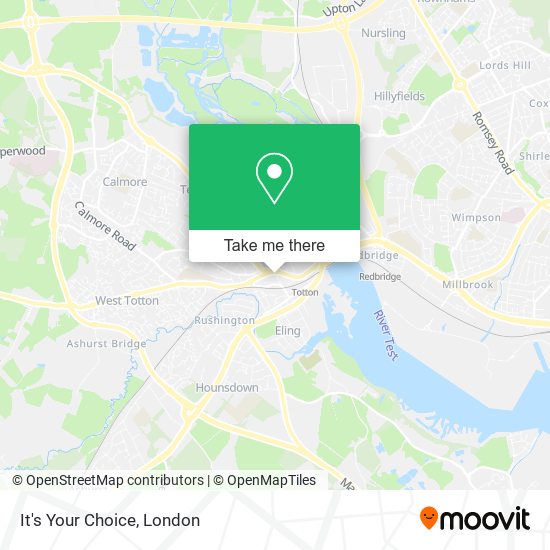 It's Your Choice map