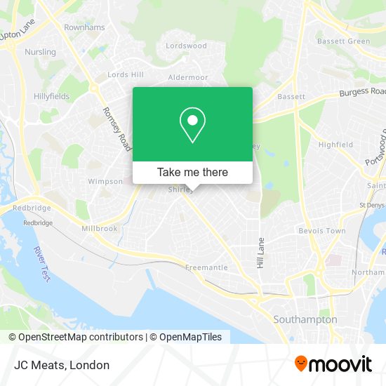 JC Meats map
