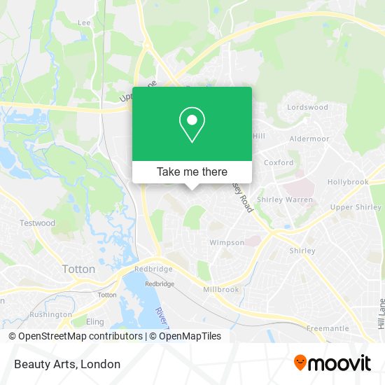 Beauty Arts map