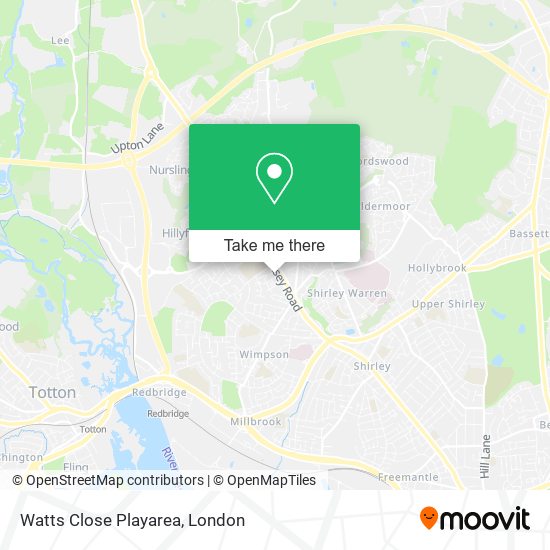 Watts Close Playarea map