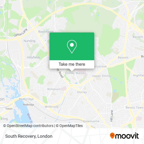 South Recovery map