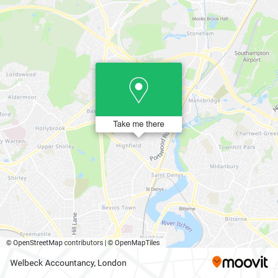 Welbeck Accountancy map
