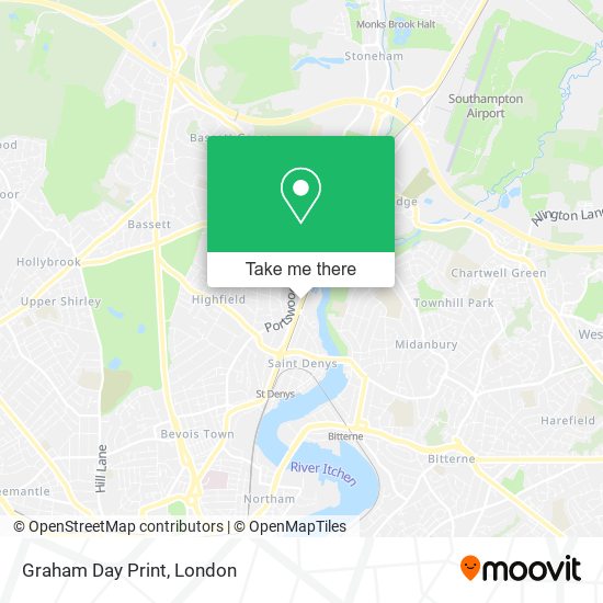 Graham Day Print map