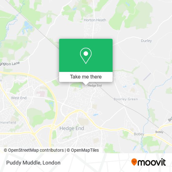 Puddy Muddle map