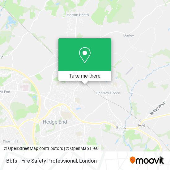 Bbfs - Fire Safety Professional map