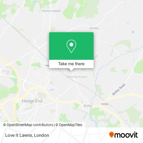 Love It Lawns map