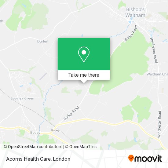 Acorns Health Care map
