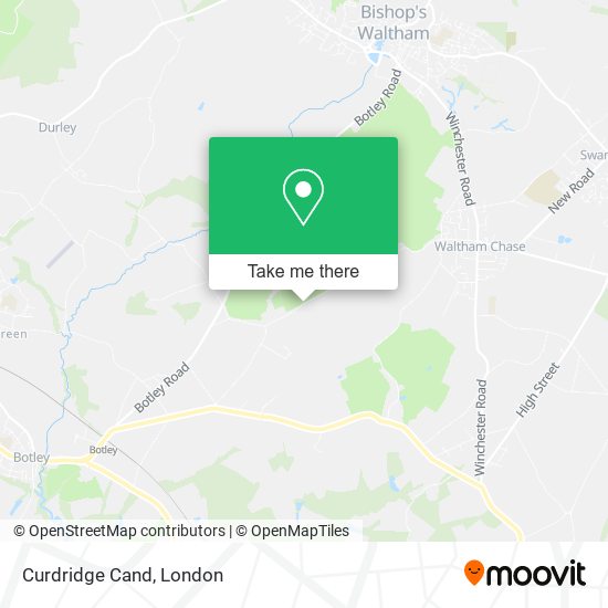 Curdridge Cand map
