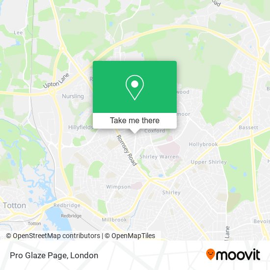 Pro Glaze Page map