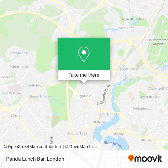 Panda Lunch Bar map