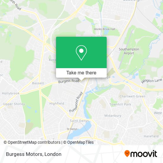 Burgess Motors map