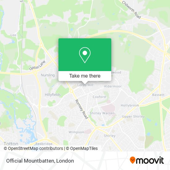 Official Mountbatten map