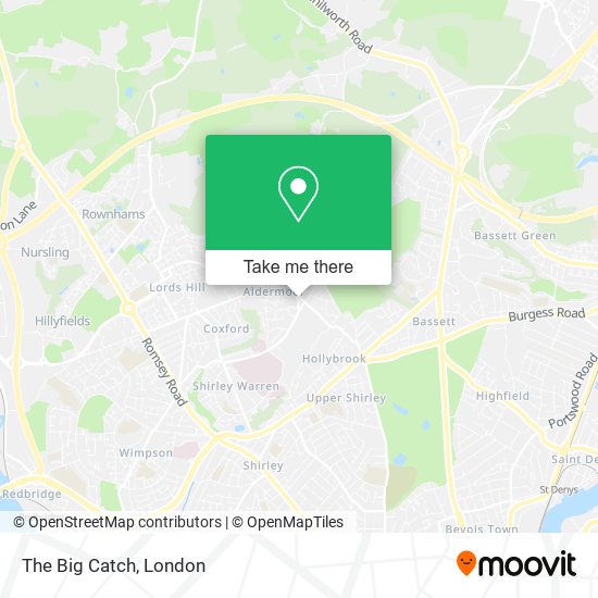 The Big Catch map