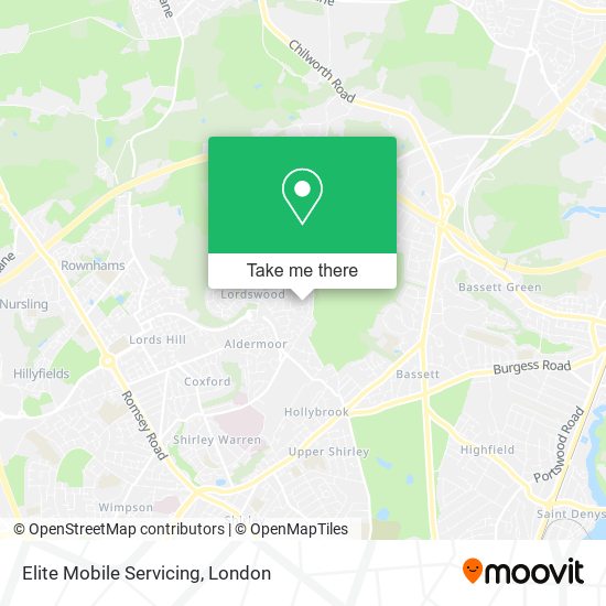 Elite Mobile Servicing map