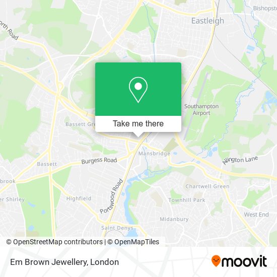 Em Brown Jewellery map
