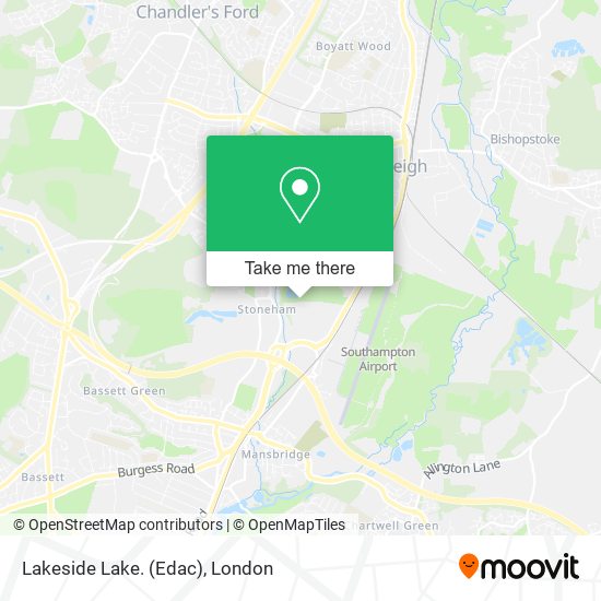 Lakeside Lake. (Edac) map