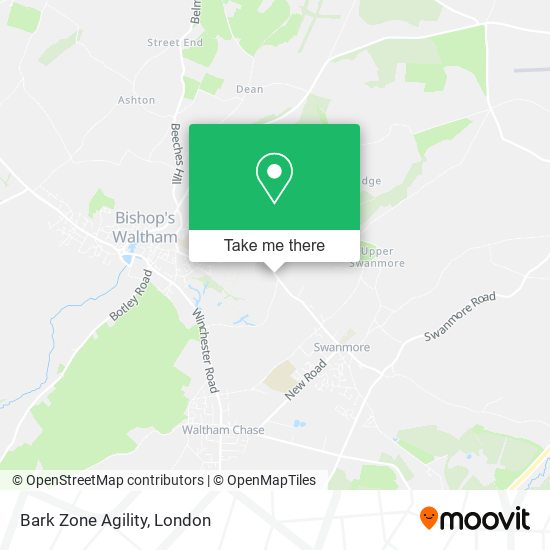 Bark Zone Agility map