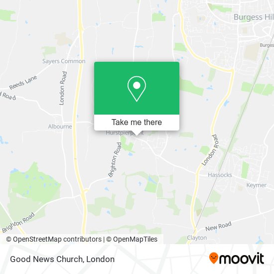 Good News Church map