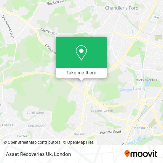 Asset Recoveries Uk map