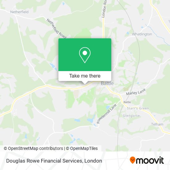 Douglas Rowe Financial Services map