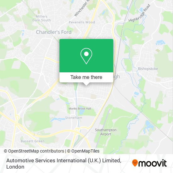 Automotive Services International (U.K.) Limited map