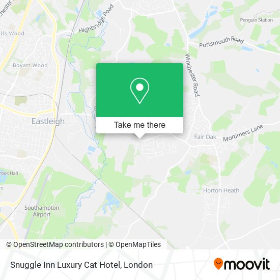 Snuggle Inn Luxury Cat Hotel map