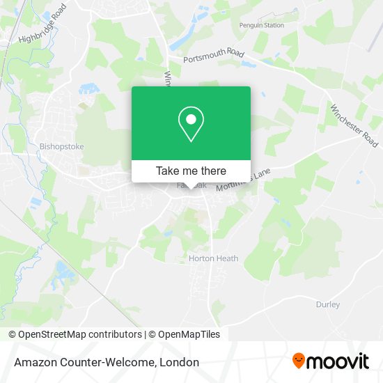 Amazon Counter-Welcome map