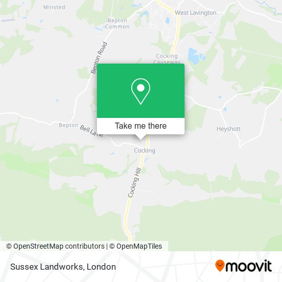 Sussex Landworks map