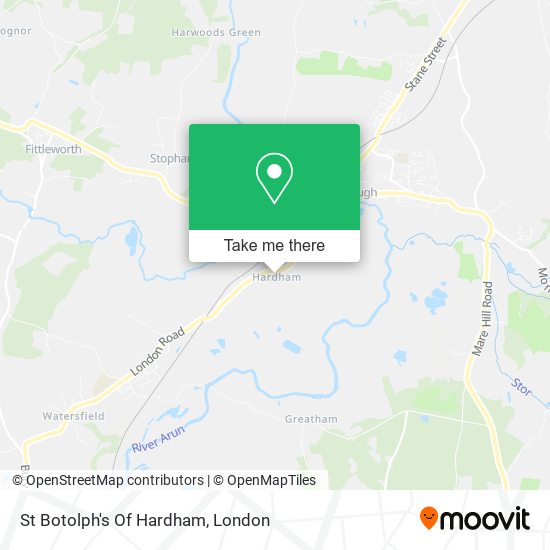 St Botolph's Of Hardham map