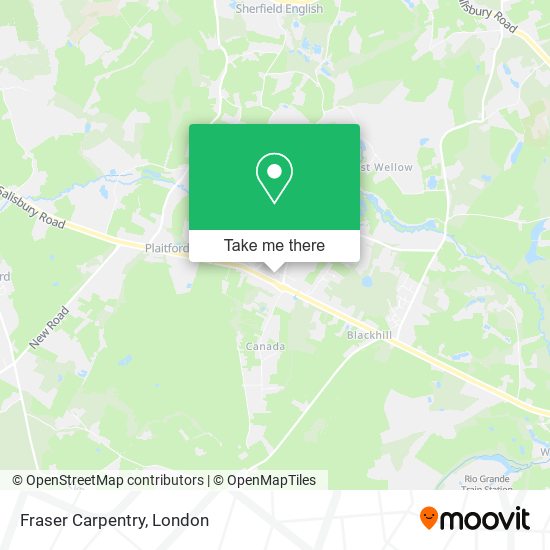 Fraser Carpentry map