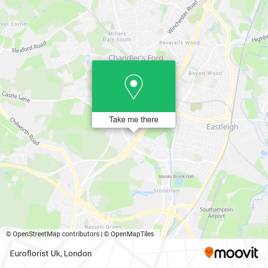 Euroflorist Uk map