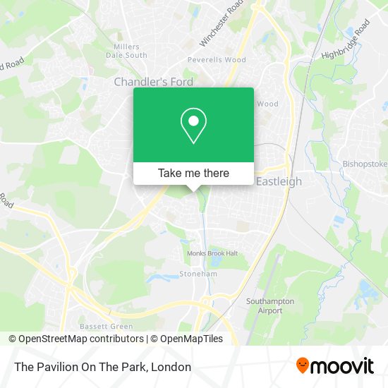 The Pavilion On The Park map