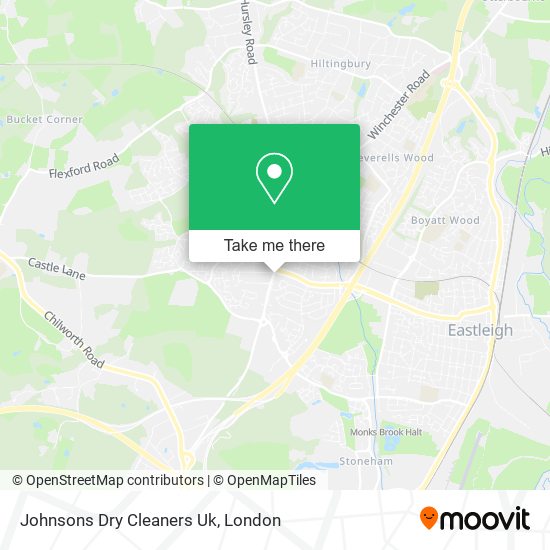 Johnsons Dry Cleaners Uk map