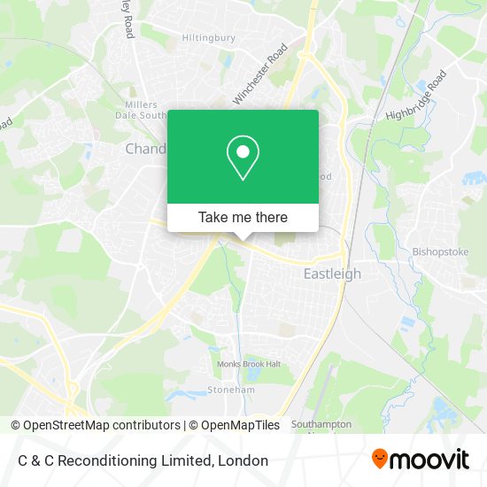 C & C Reconditioning Limited map