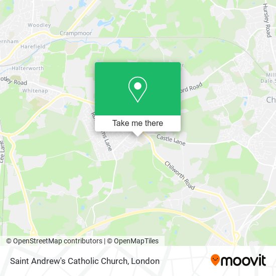 Saint Andrew's Catholic Church map