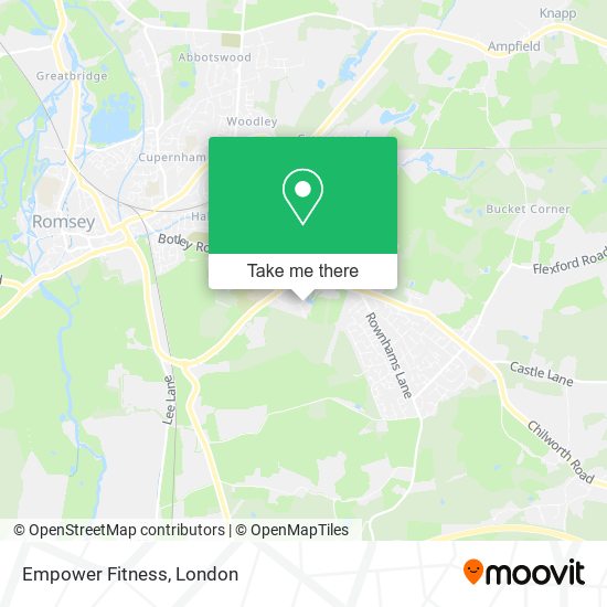 Empower Fitness map