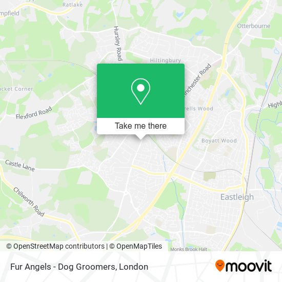 Fur Angels - Dog Groomers map