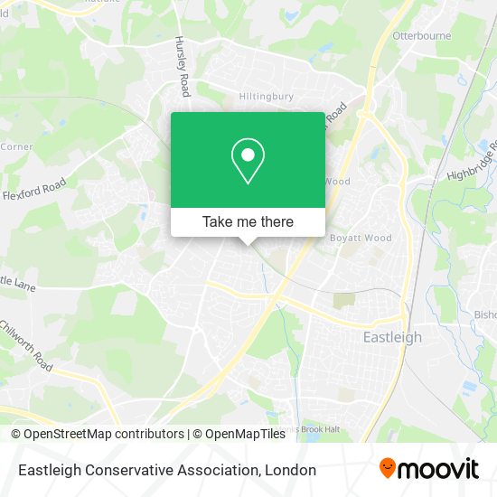 Eastleigh Conservative Association map