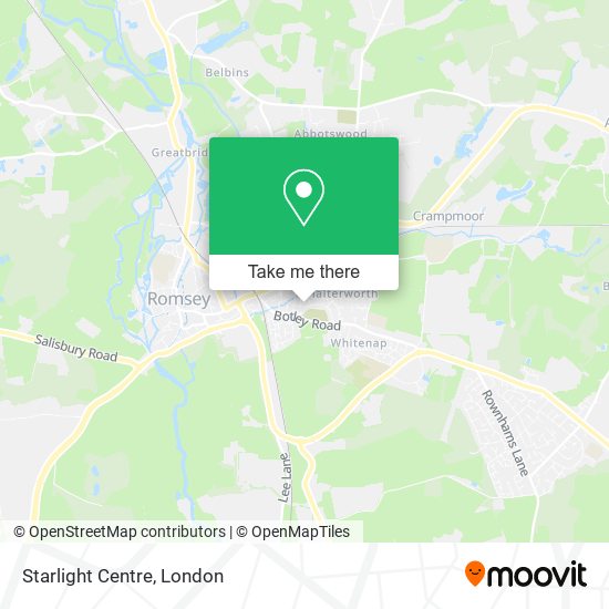 Starlight Centre map
