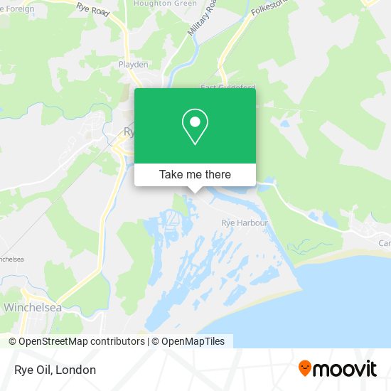 Rye Oil map