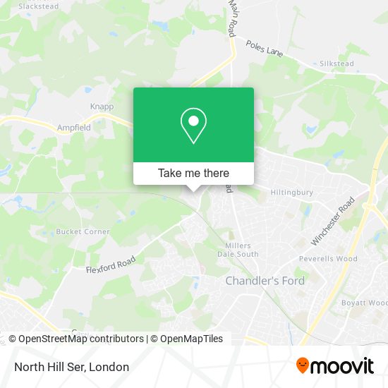 North Hill Ser map