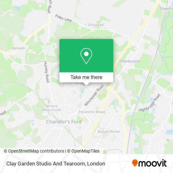 Clay Garden Studio And Tearoom map
