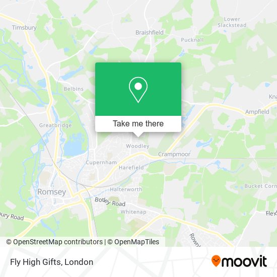 Fly High Gifts map