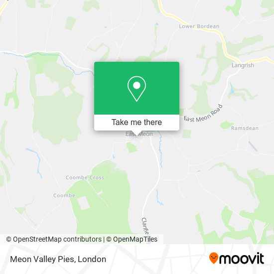 Meon Valley Pies map